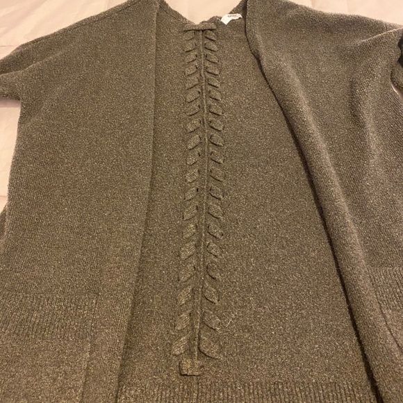 Garage Brand Knit Open Sweater - Picture 1 of 4